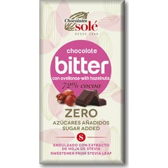 Chocolates Sole Chocolate Bitter 72% Zero 100g