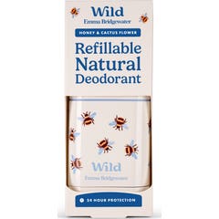 WIld Desodorizante Natural Caixa e Recarga Abelhas Mel e Flor de Cacto 40g