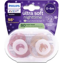 Philips Avent Ultra Soft Nacht 0-6M Mix 2 Stk