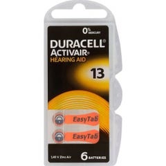 Batteria Duracell Activair Aud 13 X6