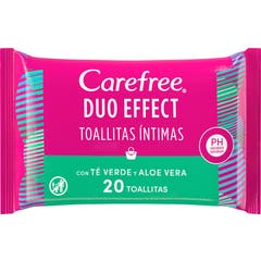 Carefree Toallitas Intimas con Te Very Aloe Vera 20uds