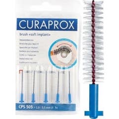 Curaprox Kit CPS 505 Escovilhão Soft Implant + 5uds