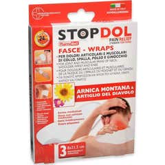 Stopdol Pain Relief Árnica & Harpagófito 8x21.5 cm 3 uds