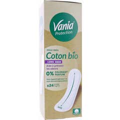 Vania Confort Coton Bio Protegeslips Long 24uds