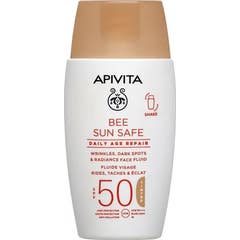 Apivita Bee Sun Safe Daily Age Repair Fluido Color 50 ml