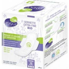 Unyque Extra feines Bio-Handtuch Super Box mit 10 Stück
