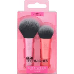 Real Techniques Mini Brush Duo Brocha Maquillaje 2uds