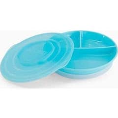 Piatto diviso Twistshake +6 mesi blu 1 pezzo