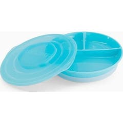 Twistshake Plato Dividido +6 Meses Azul 1 ud