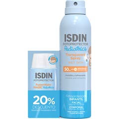 Isdin Pediatrics Pack Spray Wet Skin Spf50 + Fusion Water Pediat