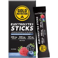 Gold Nutrition Electrolytes Wild Berries 10 Sticks