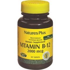 Nature's Plus Vitamina B12 2000mcg 60comp