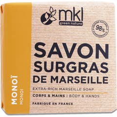 MKL Jabón de Marsella Sobregraso Extra Rico Monoï 100 g