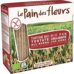 Le Pain des Fleurs Pane croccante di pane croccante senza glutine Bio 150g