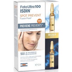 Isdin Pack Photo Ultra 100 Ampuller til forebyggelse af pletter + anti-pletter