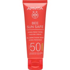 Apivita Bee Sun Safe Hydra Fresh Gel-Crema Facial con Color SPF50 50 ml