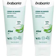 Babaria Aloe Vera Hand Cream 100ml + 100ml Duplo