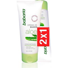 Babaria Aloe Vera Crema per le mani 100ml + 100ml Duplo