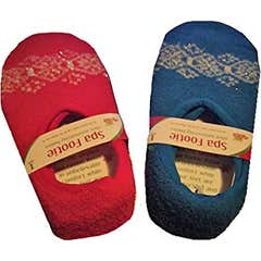 Airplus Aloe Spa Footies Schwarz 1 Paar