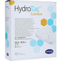 Hydrotac Cóncavo Apósito No Adhesivos 18x18,5 cm 10 uds