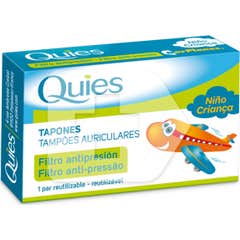 Quies tapones oódo silicona anti-presión infantil 2uds