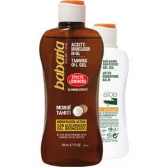 Babaria Solar Aceite Gel Protector Monoi Tahiti 200ml + After Su