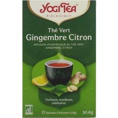 Yogi Tea Té Verde Jengibre Limón 17 uds