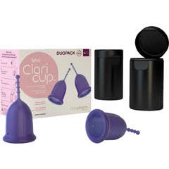 Claripharm Duopack Claricup Mini 2 Copas Menstruales T0 + Caja