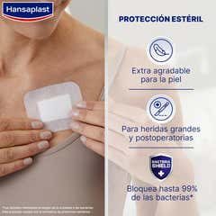 Hansaplast Sensitive XL Pad sterili 6x7cm 5uds