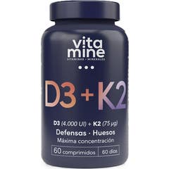 Herbora Vitamin D3 K2 Pineapple 60comp