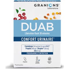 Dieetsupplement Duab voor urine-problemen 60 glucose box