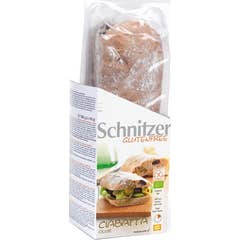 Schnitzer Pan Ciabatta Aceitunas Sin Gluten 360g