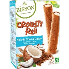 Bisson Crousty Roll Cacao Coco Sin Gluten 125g