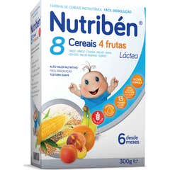 Nutribén 8 Cereais 4 Frutas Láctea +6m 600 g