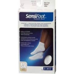 Sensifoot kurze Socke weiß T-L 1 Stück