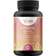 Vecos Nutraceúticals Vitamina D3 + K2 60 cápsulas