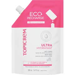 Topicrem Ultra Hidratante Leche Corporal Eco Recargo 500 ml