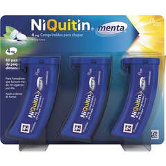 Niquitin Menta Nicotina 4mg 60 Pastilhas