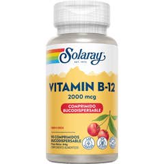 Solaray Vitamin B12 2000mcg 90 comprimidos bucodispersables