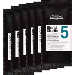 L'Oreal Blond Studio 5 Majimèches Crema decolorante 6x25g