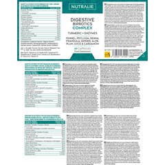 Nutralie Probiótico Digestivo Complex  Cúrcuma + Enzimas 60caps