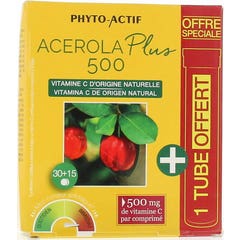 Phyto-Actif Acerola Plus 500 + Tubo 45comp
