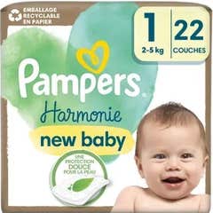 Pampers Harmonie Taille 1 22 Couches