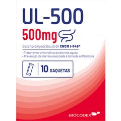 Biocodex Ul-500 Saccharomyces Boulardii 500mg 10 Saquetas