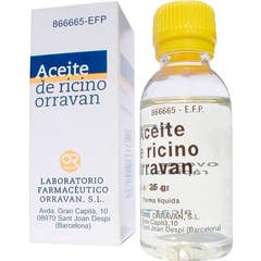 Orravan Aceite de Ricino 1g/ml Líquido Oral 25ml
