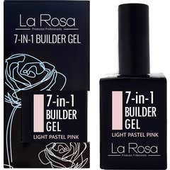 La Rosa Builder Gel 7 In 1 Light Pastel Pink UV/LED 15 ml