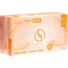 Sempercare Vinyl Ss Latex Ss Powder Glove S 6-7 100uts