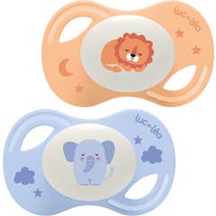 Luc Et Léa Collection Chupete Night C12 Extra-Slim +18M 2uds