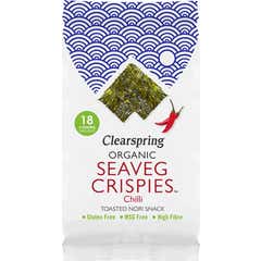 Clearspring Snack Nori Chili Seaweed Bio 4g