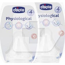 Chicco™ Physiological silicone teat + 4m 2uts